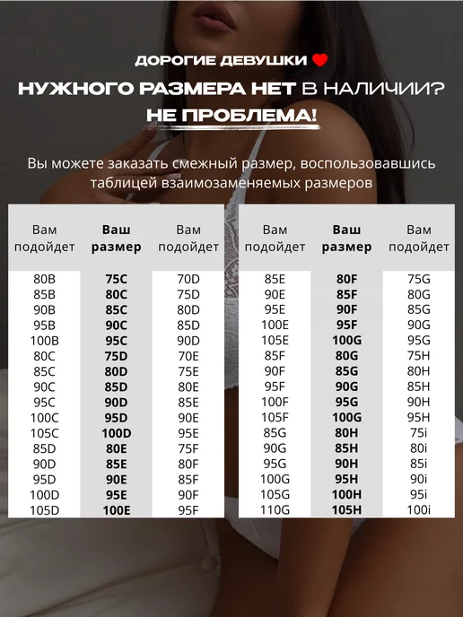 Laly Shop Комплект белья без поролона кружевной большие размеры, черный, фото 5