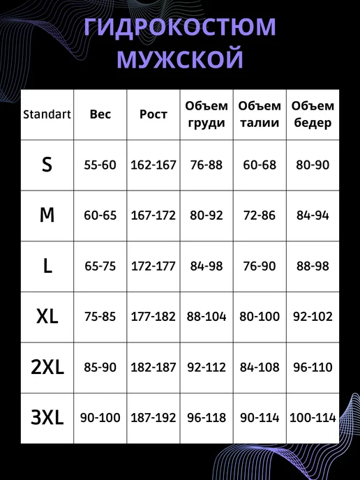 Survival Гидрокостюм неопрен 3 мм Standart длинный UPF 50+, черный, фото 2