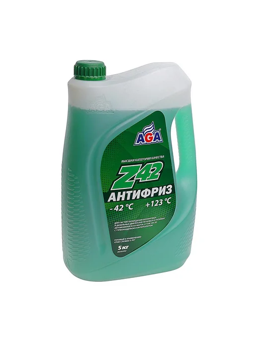 AGA Антифриз зеленый -42C 0.946л Antifreeze Z42, 5 л