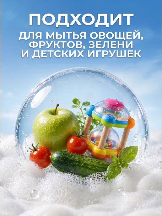KITTO Средство для мытья посуды 5 литров Алое Вера, 5 л, фото 7