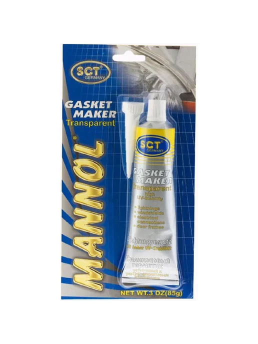 MANNOL Герметик прокладка прозрачный 85г -40С +180С Gasket Maker, 85 г