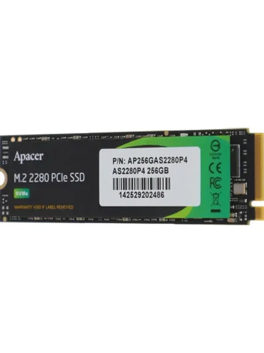 Apacer SSD диск AP256GAS2280P4X-1, 256 ГБ M.2, 4x1, 256 ГБ, фото 3