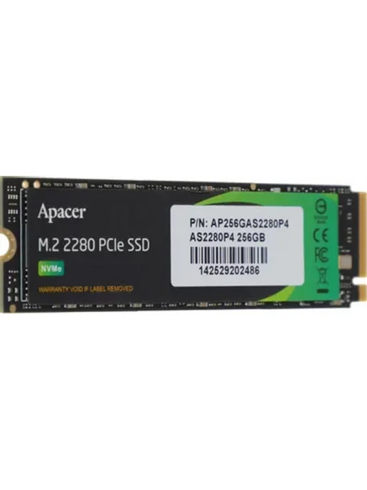 Apacer SSD диск AP256GAS2280P4X-1, 256 ГБ M.2, 4x1, 256 ГБ, фото 4