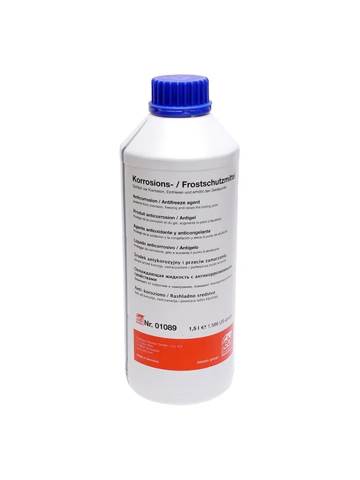 FEBI Антифриз желтый концентрат 1.5л G011, 1,5 л, синий