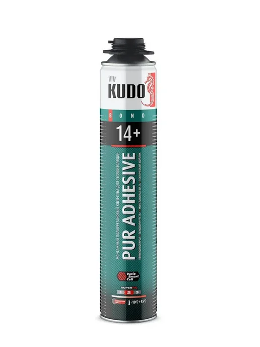 Клей-пена профессиональный KUDO PROFF 14+ 2шт, 2 шт, фото 2