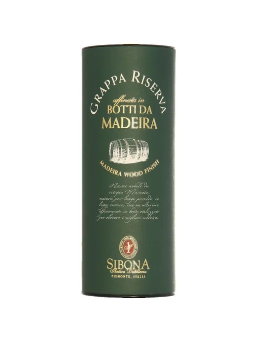 Sibona Граппа Riserva Madeira Wood Finish 0,5л в подар. уп, 0,5 л