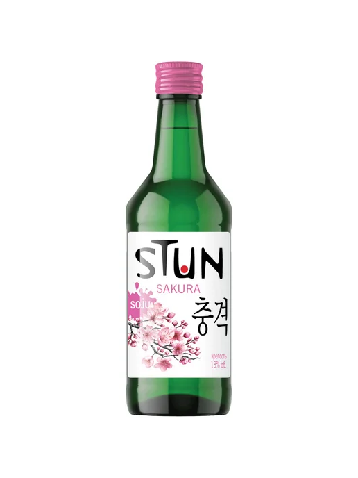 Аперитив STUN Soju Sakura 0,375 л, 0,375 л