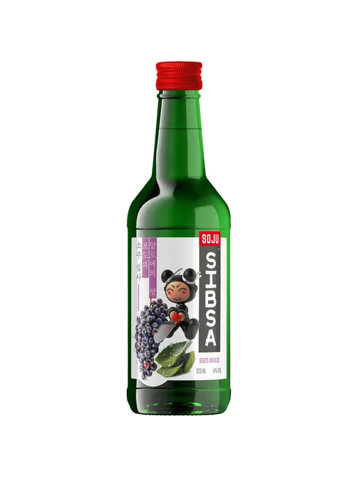 Аперитив Sibsa Soju Grape-Aloe 0,375 л, 0,375 л