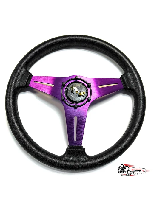 Tuning Life Руль МОМО без выноса, фиолетовый, фиолетовый, фото 4