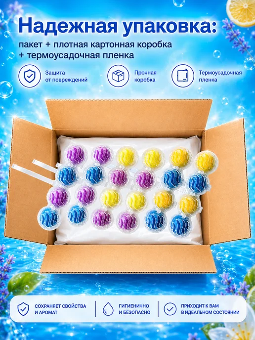 SEP Таблетки для унитаза чистящие Цитрусовая волна 10 шт*16гр, 6 шт, фото 4