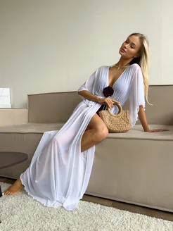 LiLYTAIL Пляжная туника накидка на купальник - фото 13