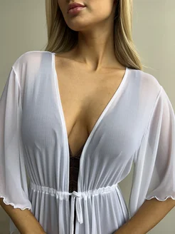 LiLYTAIL Пляжная туника накидка на купальник - фото 4