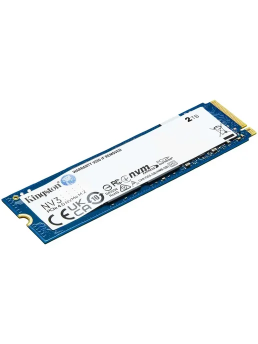 Kingston. 2 ТБ Внутренний SSD диск SNV3S 2000G M.2, NVMe PCIe 4.0, 2 ТБ, 2000 г, фото 2