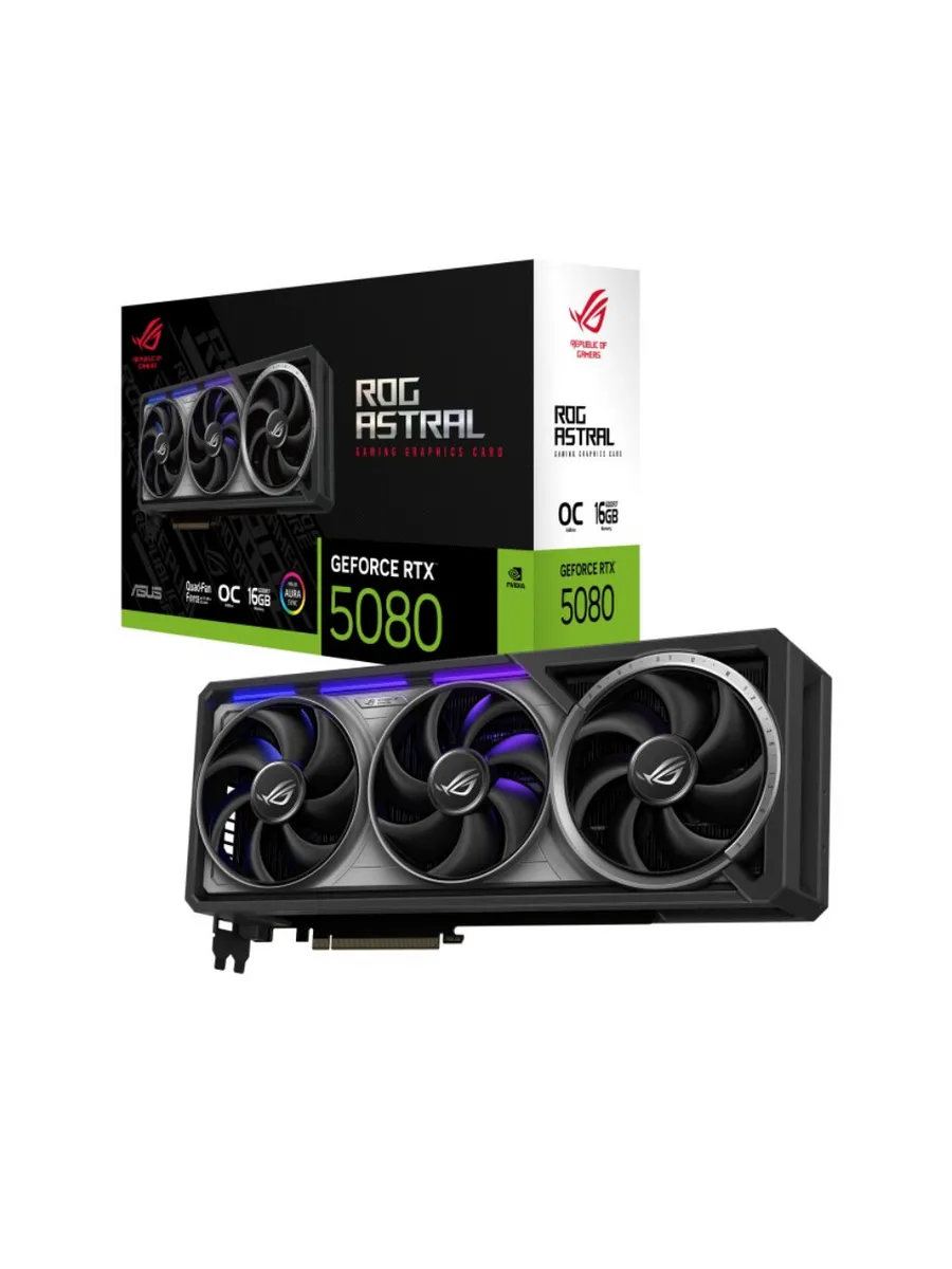 Видеокарта ROG Astral RTX5080 O16G Gaming 90YV0LV0-M0NA00 Asus 321486381 купить в интернет‑магазине Wildberries