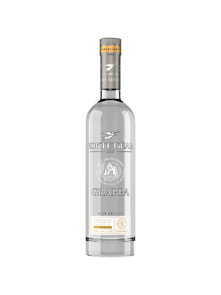 Водка Коктебель Grappa виноградная 0,5 л