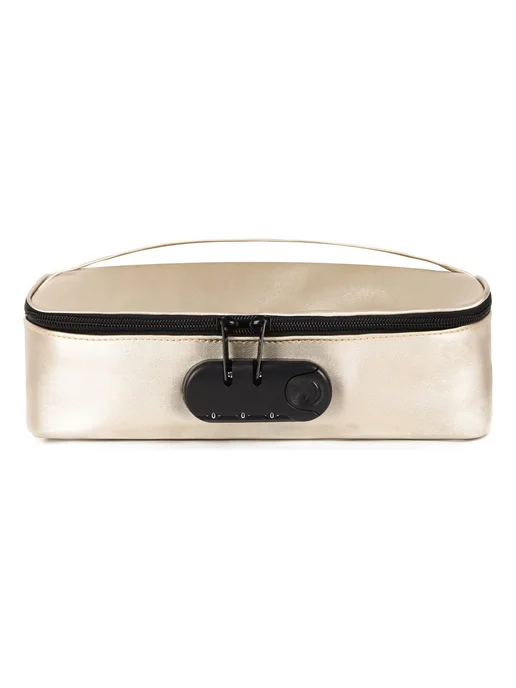 DORCEL Сумочка для хранения секс-игрушек Discreet Box Luxury Gold, золотой, фото 2
