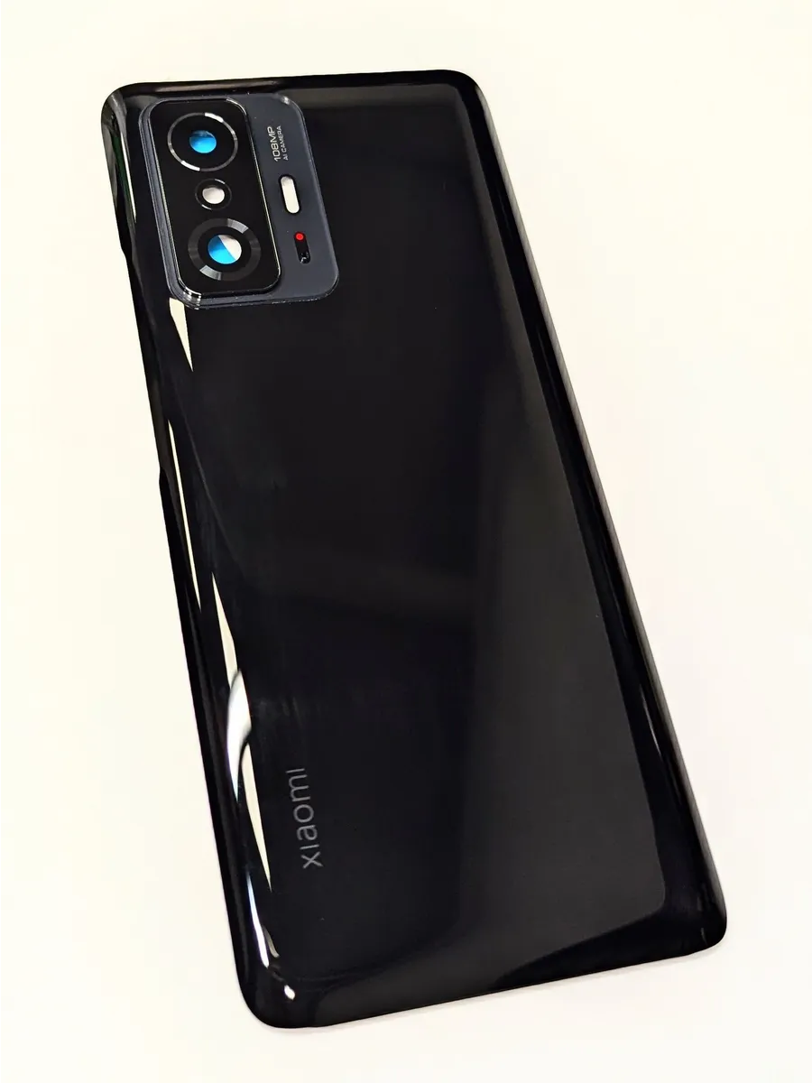 Xiaomi 11T и 11T Pro Задняя крышка со стеклами камеры черная