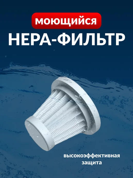 GIXOM Пылесос для автомобиля беспроводной мощный, черный, фото 6