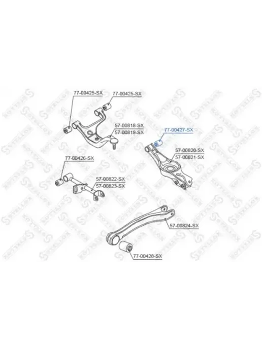 STELLOX Сайлентблок Suzuki Grand Vitara 06>, вариант, фото 2