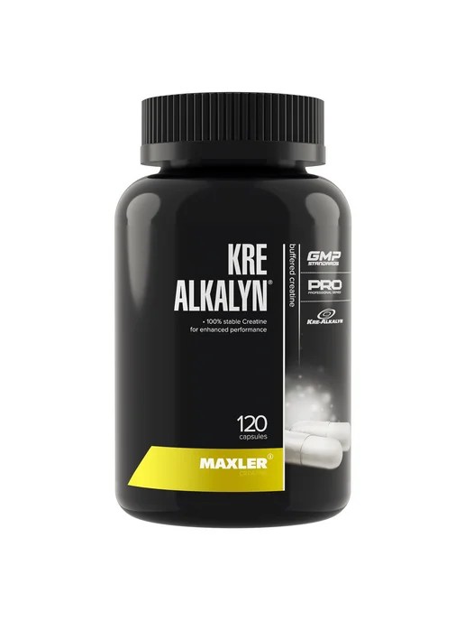 MAXLER Креатин Kre-Alkalyn 120 капс, 120 мл