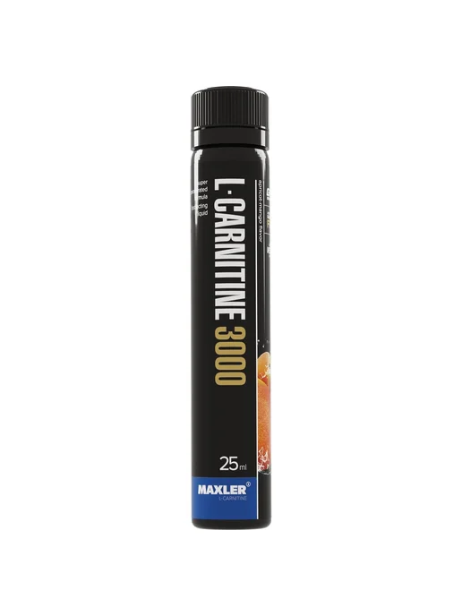 MAXLER L-карнитин L-Carnitine 3000 - 1 АМПУЛА 25 мл Абрикос-манго, 25 мл
