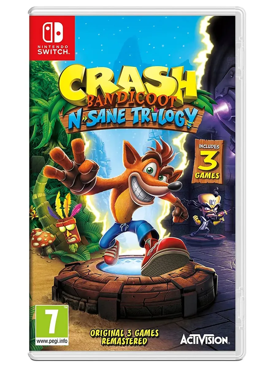 Crash Bandicoot N. Sane Trilogy для Switch Английская версия