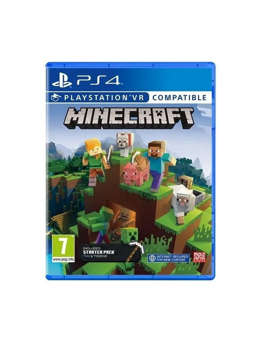 Minecraft (PS VR compatible) для PS4 (Русские субтитры)