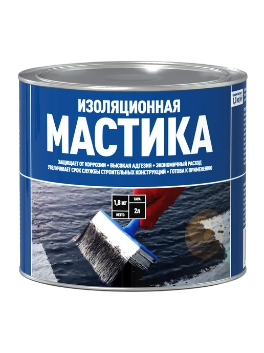 СТАРТ Мастика битумная, изоляционная, 2 л, 2 л