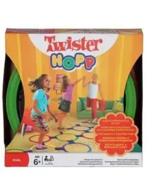 МиксТовара Подвижная игра Твистер кольца, голубой, фото 6