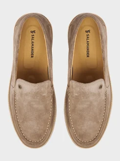 Лоферы натуральные без каблука классические