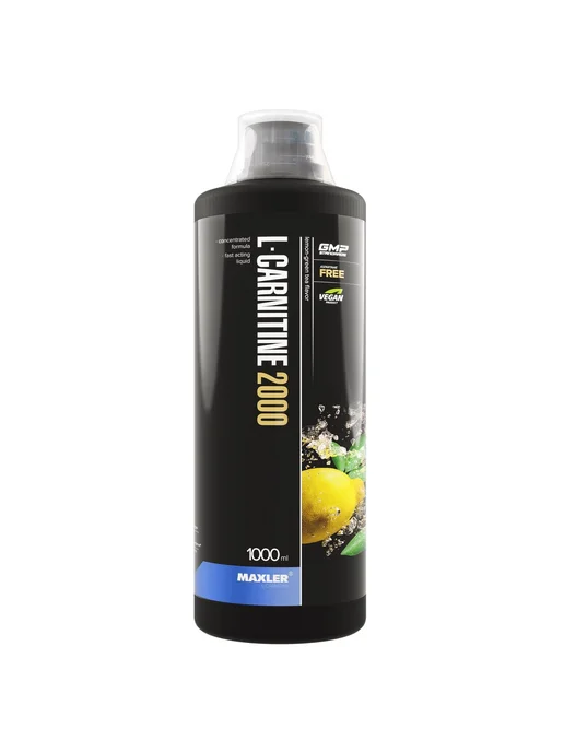 MAXLER L-Carnitine 2000 1000 мл в жидкой форме Лимон-зеленый чай, 1 л, фото 4