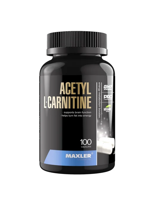 MAXLER Ацетил-L-карнитин Acetyl L-Carnitine EU 100 капс, вариант