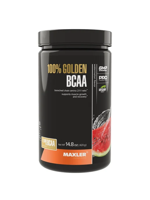 MAXLER БЦАА 100% Golden BCAA 420 гр Арбуз, 420 г, фото 4