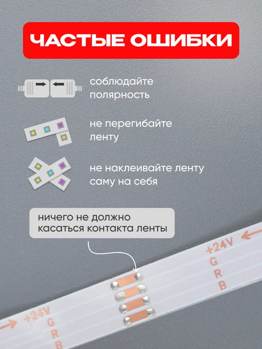 ЧехолГуру Светодиодная лента 20 метров RGB с пультом, 20 м, фото 5
