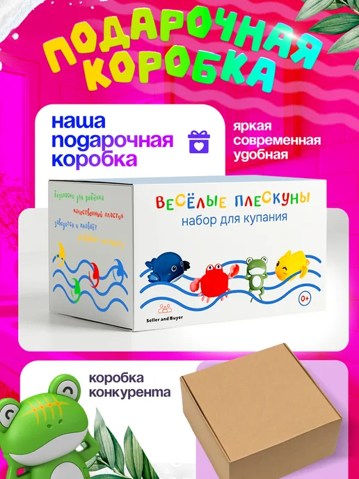 Seller and Buyer Заводные игрушки для купания в ванной, вариант, фото 2