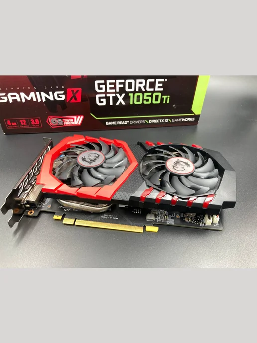 MSI Видеокарта 1050ti GamingX 4gb, 4 ГБ, фото 2