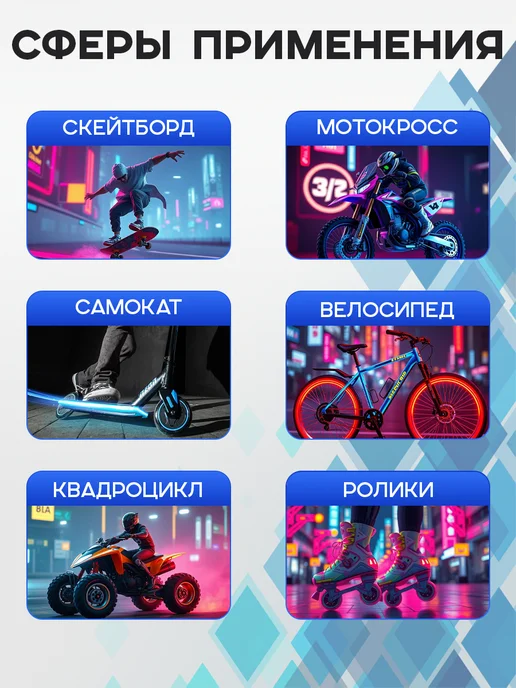 EasyShopping Наколенники и налокотники спортивные Комплект защиты, вариант, фото 5