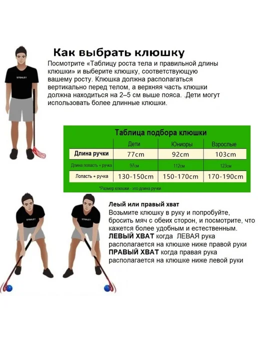 stanley sports Клюшка для флорбола F3 CARBON 77см (правый хват), зеленый, фото 4