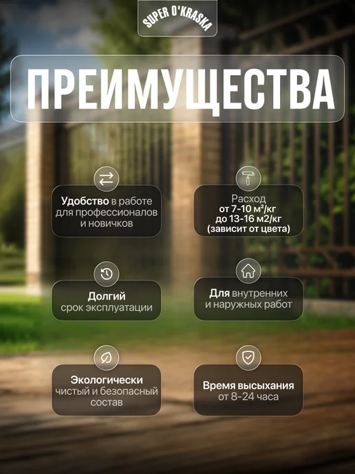 superokraska Эмаль универсальная ПФ-115 быстросохнущая 0,9 кг, 0,9 кг, фото 2