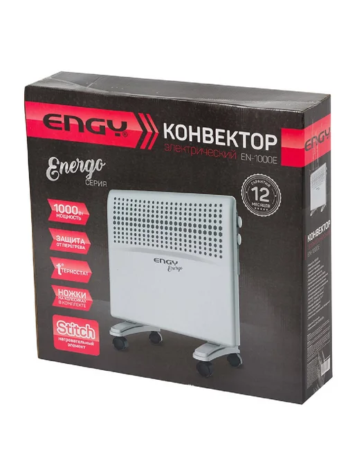 ENGY Конвектор электрический EN-1000E Energo 1 кВт, вариант, фото 4
