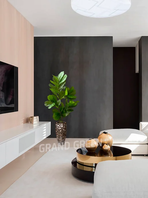GRAND GREEN Искусственные цветы в горшке Лирата, зеленый, фото 4
