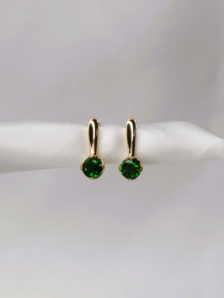 Серьги классические, повседневные 1.3 см.