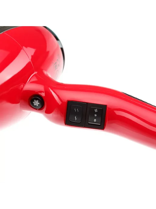 DEWAL Профессиональный фен для волос ErgoLife Compact 03-002 Red, красный, фото 3