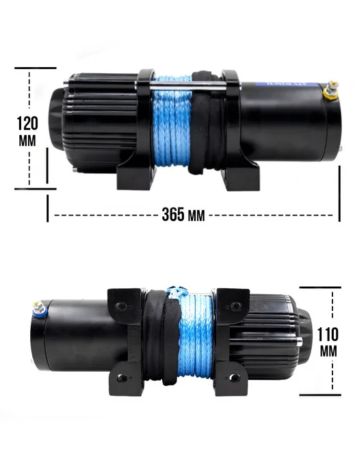 New Epoch Кевларовая лебёдка 4500 lbs (2041 кг) электрическая 12V, 2041 кг, фото 7