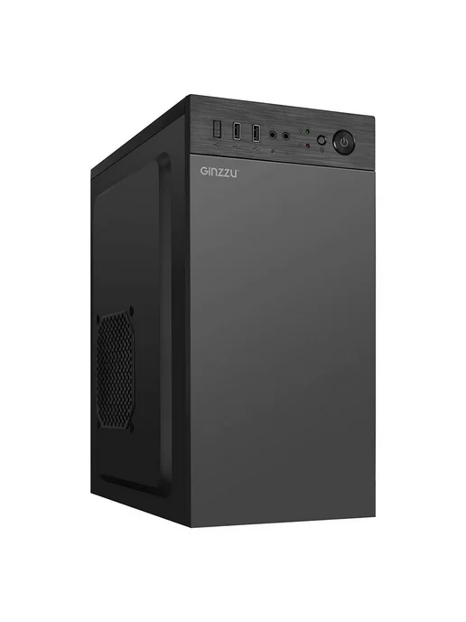 Ginzzu Корпус MiniTower B400 черный, черный