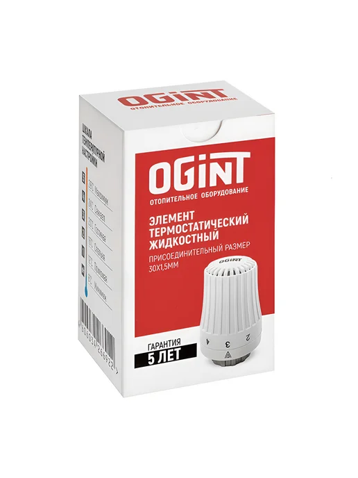 Ogint Термоголовка для радиатора отопления м30х1,5, 30x1.5, 2 шт, фото 2