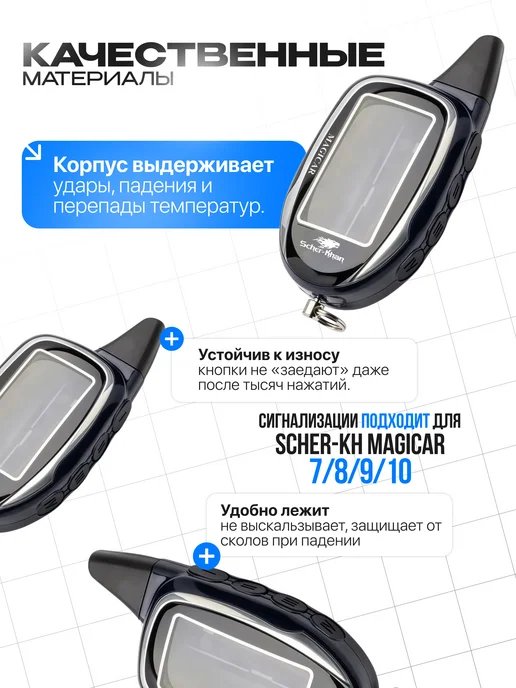 Авто Центр Корпус на брелок сигнализации magicar 7, вариант, фото 4