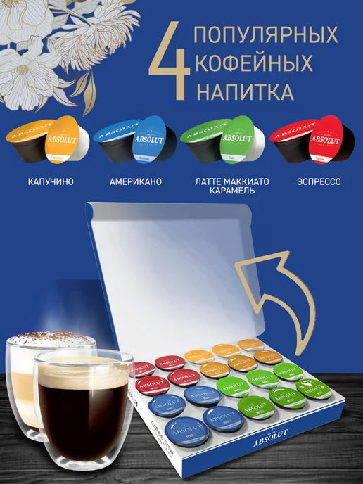 Nescafe Dolce Gusto Подарочный набор2 Кофе в капсулах Dolce Gusto, 20шт, 20 шт, фото 2