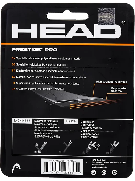 HEAD Намотка для ракетки PRESTIGE PRO, белый, фото 2