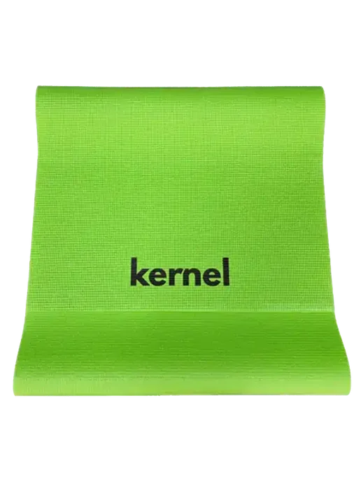 KERNEL Коврик для фитнеса, гимнастики и йоги, зеленый